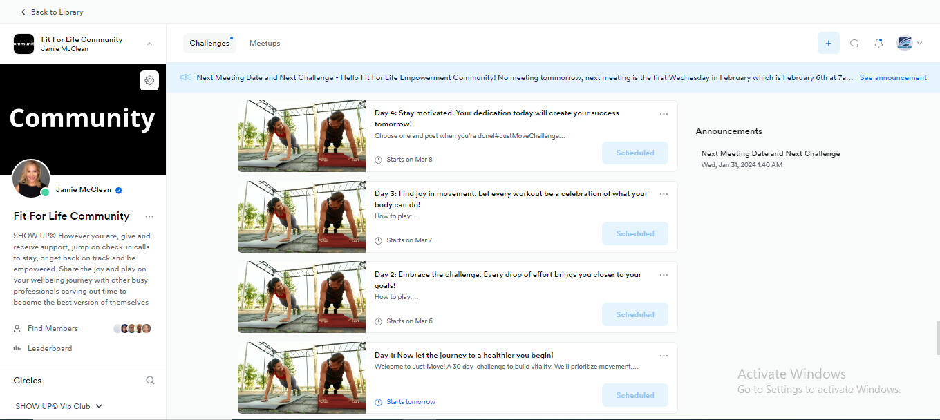 Kajabi Challenge Day 1 - 4