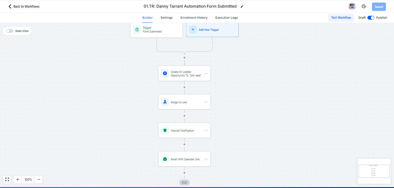 TARRANT REMODELING AUTOMATION