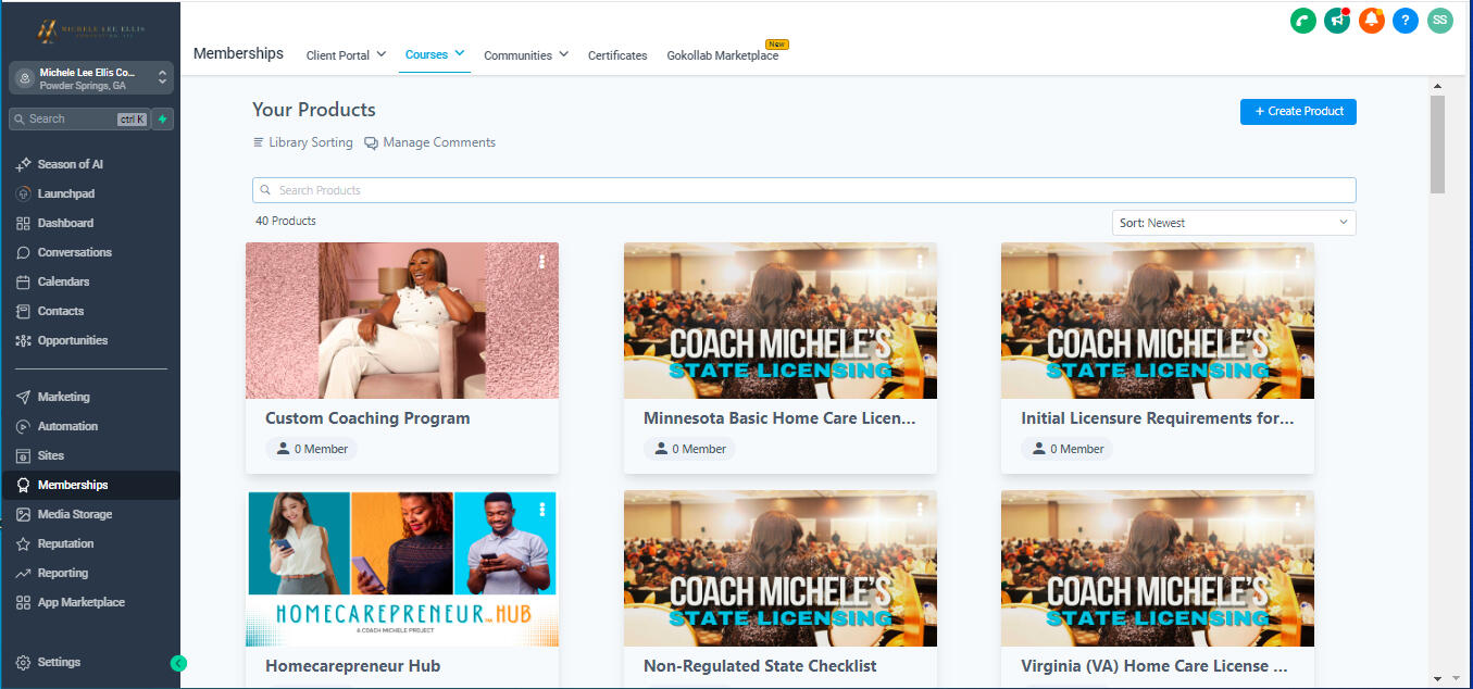 GOHIGHLEVEL COURSES